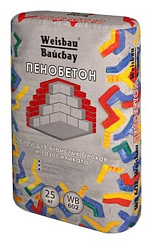 Клей для пено-газобетонов Вайсбау WB602 (ПЕНОБЕТОН)