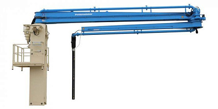 Распределительная стрела Putzmeister MXR 24-4 на опорных колоннах