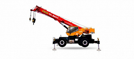 Короткобазный кран PALFINGER SANY SRC350C сверхманевренный