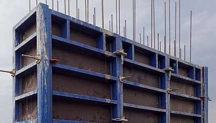 Опалубка стен стальная крупнощитовая OPTIMA (ПСК-Оптима)