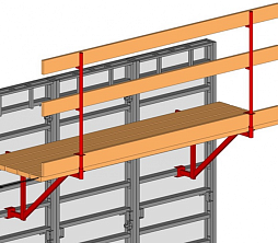 Перила безопасности и консольные подмости
