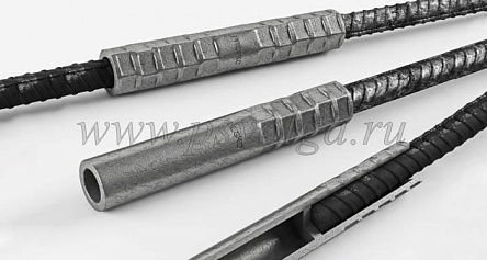 Переходная обжимная муфта PRESKO для соединения арматуры Ø 22/20 мм