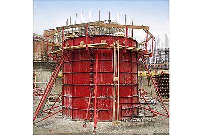 Опалубка круглых колонн стальная