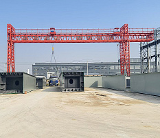 Козловой кран Shikaan однобалочный 30т