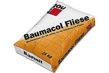 Клей для керамической облицовочной плитки для внутренних работ Baumacol Fliese