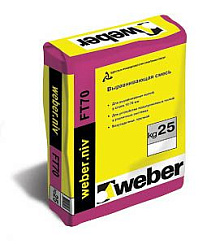 Смесь выравнивающая для пола Weber.niv FT70